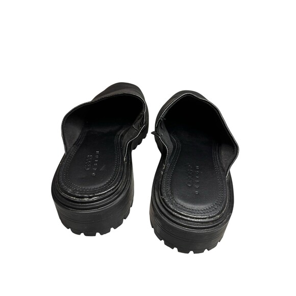ASOS Design Women’s Black Chunky Mules Slip On Marvin Size 7 - Picture 5 of 12
